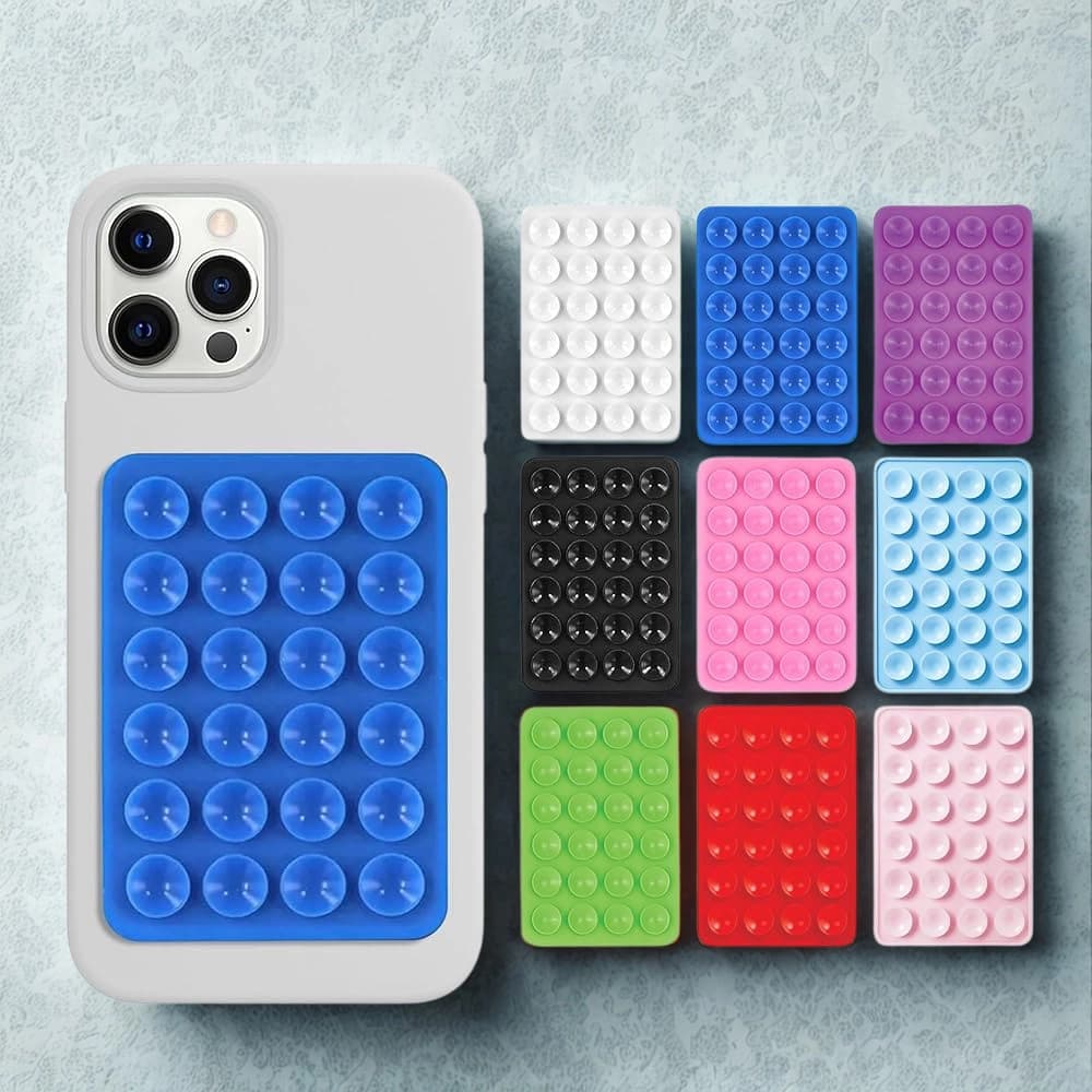 Self-Adhesive Phone Suction Case - Strong Hold, Shockproof (Set of 2)
